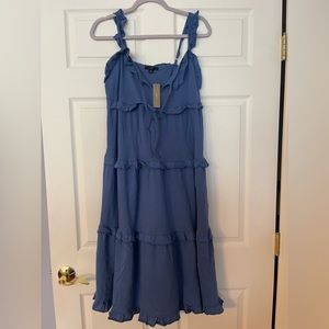 JCrew summer dress with spaghetti straps